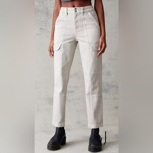 Pac Sun Cream Cargo Pants M